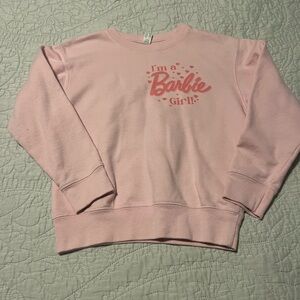 Pink 'I'm a Barbie Girl' Sweatshirt - Girls size 7
